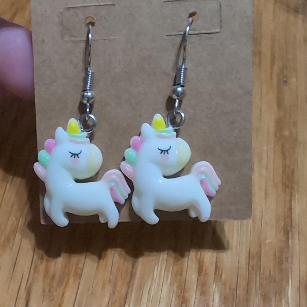 Unicorn Earrings - Multicolor